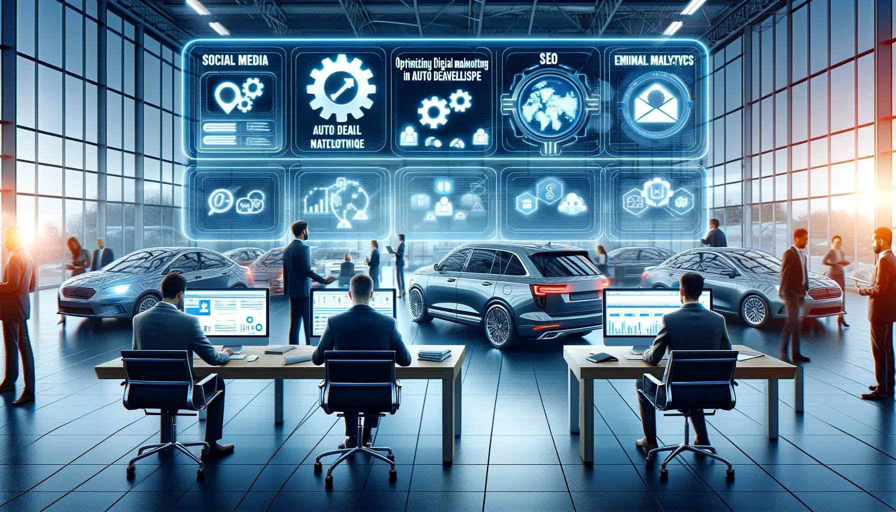 Dealer reviewing used EV battery diagnostics on a tablet inside the showroom