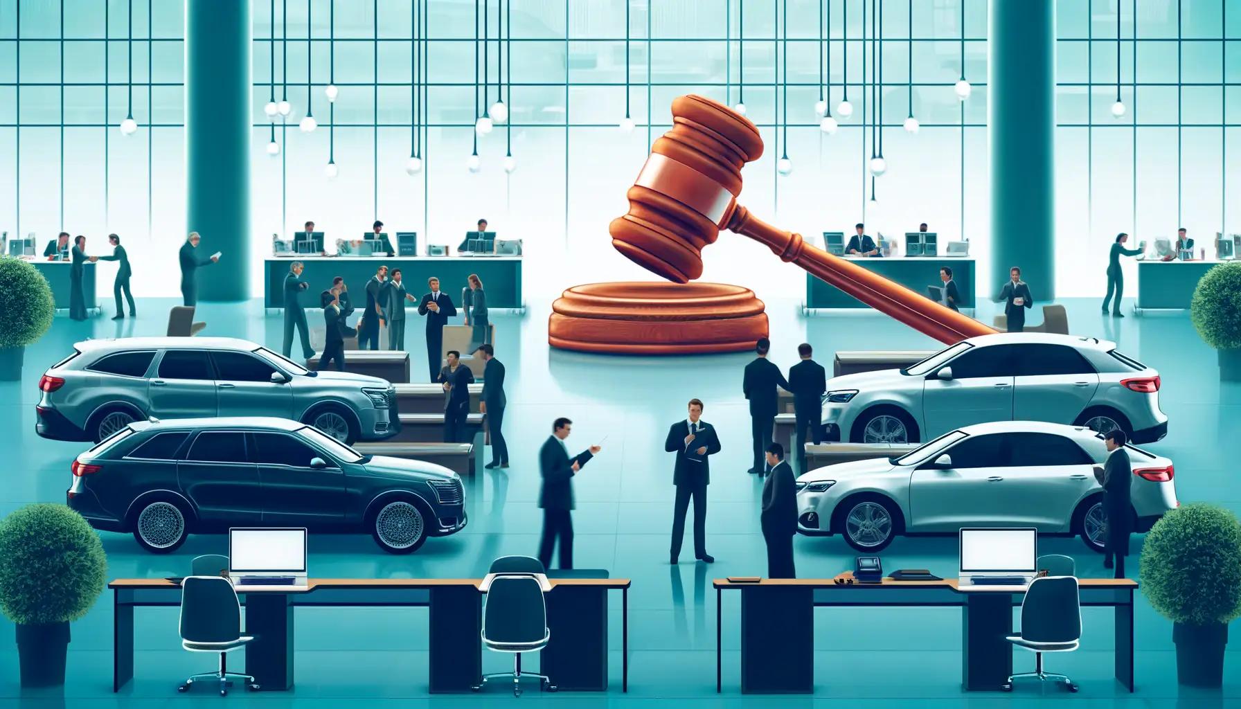 FTC Used Car Rule compliance documents and regulatory guidelines for auto dealerships